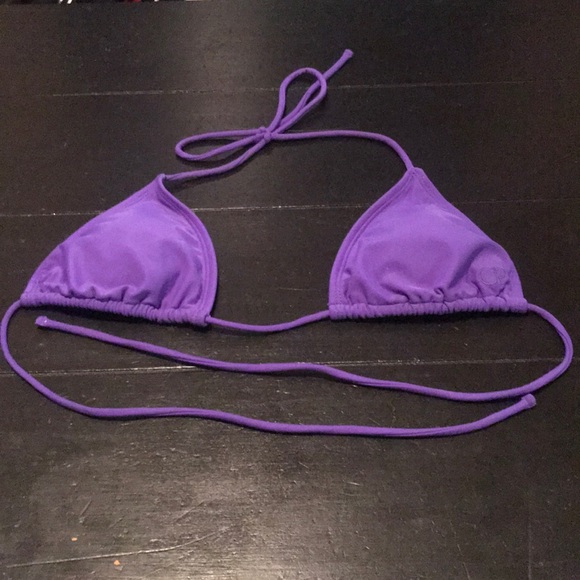 Two-Piece Purple String Bikini - Picture 4 of 5